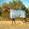 Jeffers Poplar Head Refuge 1200 Denier Turnout Blanket with High Neck, 240 Gram, Hamilton Blue