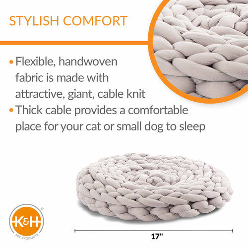 K&H Pet Products Knitted Pet Bed, 17