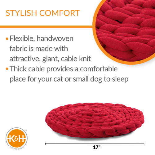 K&H Pet Products Knitted Pet Bed, 17