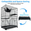 50 Inch 3-Tier Cat Cage with Plastic Platforms CT52