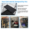 50 Inch 3-Tier Cat Cage with Plastic Platforms CT52