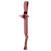 KONG Holiday Scrubz Candy Cane Dog Tug & Fetch Toy