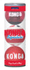KONG Signature Fetch Dog Toy Balls, Multi-Pack