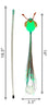 KONG Teaser Glow in the Dark Firefly Wand Cat Toy