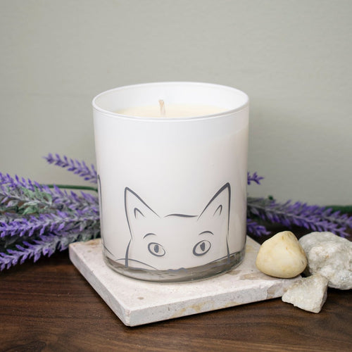 Large Cat Jar Candle - Lazy Days Scent