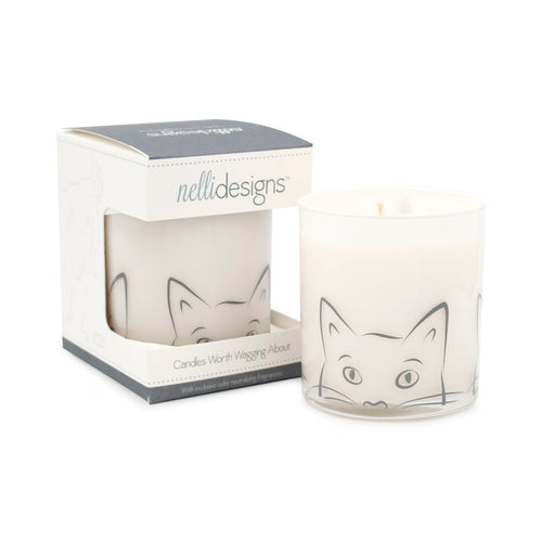 Large Cat Jar Candle - Lazy Days Scent