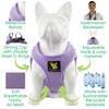 EcoBark Step In Dog Harness - XXXS to Small Breeds- Reflective Soft Mesh Harness for Teacup, Small Dogs and Puppies / Lavender