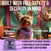 EcoBark Step In Dog Harness - XXXS to Small Breeds- Reflective Soft Mesh Harness for Teacup, Small Dogs and Puppies / Lavender