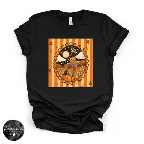 Scarecrow Tee | Cozy Harvest Fall Graphic T-Shirt