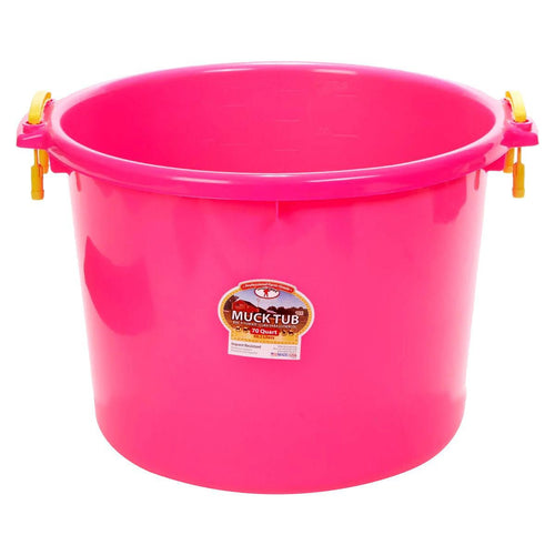 Little Giant Muck Tub – 40 & 70 Quart Heavy Duty Muck Bucket with Plastic Handles