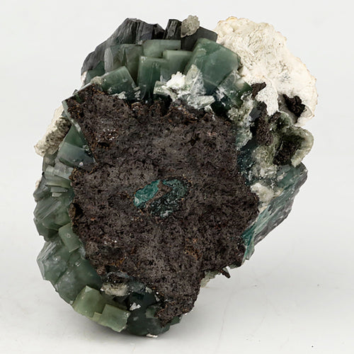 Marshy Apophyllite with Heulandite Natural Mineral Specimen # B 5394