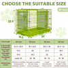 30 Collapsible Green Dog Crate GRN30