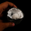 Mesolite Inside Chalcedony Geode Natural Mineral Specimen # B 6164