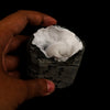 Mesolite Inside Chalcedony Geode Natural Mineral Specimen # B 6164