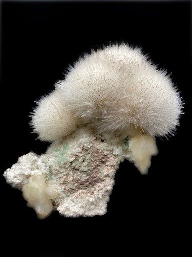 Mesolite with Stilbite on Mordenite - Natural Mineral Specimen # DK189