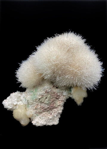 Mesolite with Stilbite on Mordenite - Natural Mineral Specimen # DK189