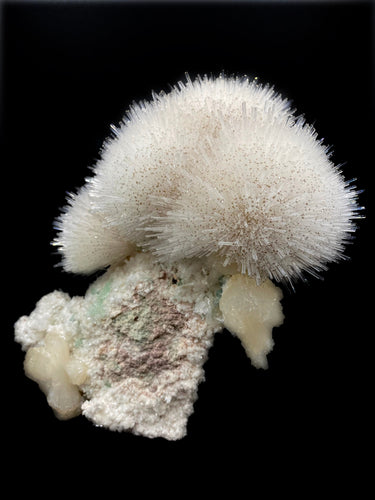 Mesolite with Stilbite on Mordenite - Natural Mineral Specimen # DK189