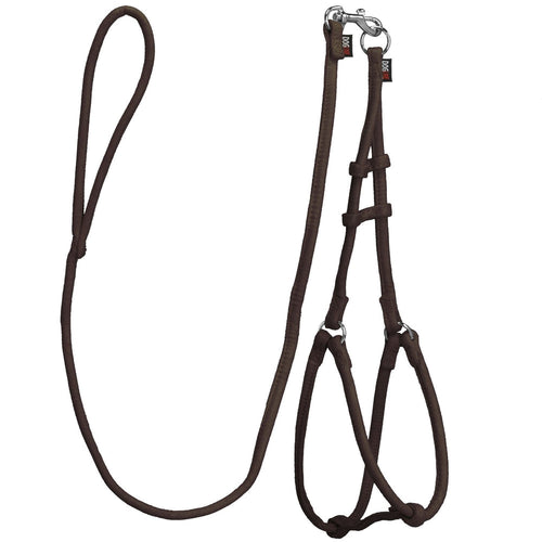 Comfort Microfiber Round Step-In Dog Harness + Dog Lead