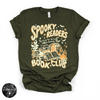Spooky Readers Book Club Tee | Book Lover Halloween Graphic T-Shirt {WHITE DESIGN}