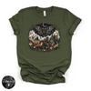 Cryptid Strolling in the Forest Tee | Bigfoot Woodland Graphic T-Shirt