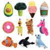 NEW 6 Mini Squeaky Dog Toy Collection
