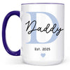 New Dad Mug | Personalized Daddy Gift from Baby | New Father Coffee Mug for Baby Shower, First Father’s Day Gift 682156