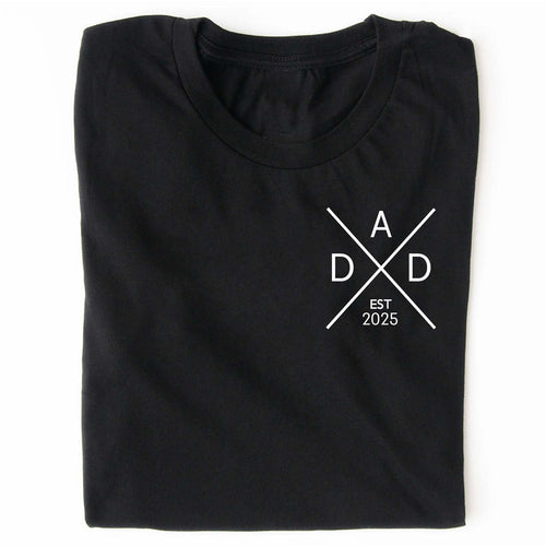 New Dad Shirt | Custom EST Year Dad T-Shirt | Personalized First Time Dad Gift, Special Memories Father's Day Shirt 682258