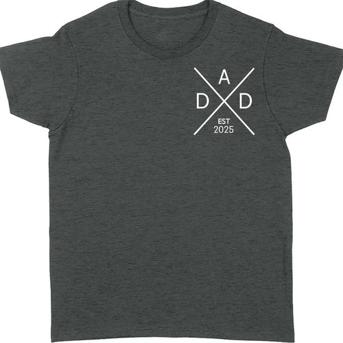 New Dad Shirt | Custom EST Year Dad T-Shirt | Personalized First Time Dad Gift, Special Memories Father's Day Shirt 682258