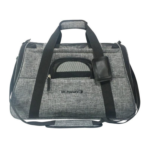 Mr. Peanut's Copper Series Airline Compliant Pet Carrier, Tall Profile Soft Sided Luxury Travel Tote