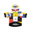 Mondrian Composition A Button Hoodie
