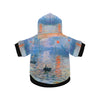 Monet Impression, Sunrise Button Hoodie