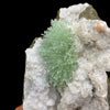 Super Rare Green Natrolite on MM Quartz – Museum-Grade Zeolite Specimen from India | Nashik Deccan Traps # DK197