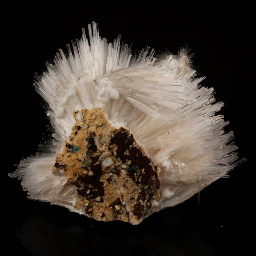 Mesolite Spray Natural Mineral Specimen # B 6049