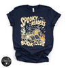 Spooky Readers Book Club Tee | Book Lover Halloween Graphic T-Shirt {WHITE DESIGN}