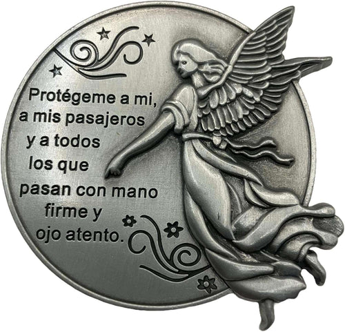 Guardian Angel Car Visor Clip - Metal Auto Accessory Gift for New Drivers