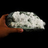 Okenite Big Puffballs Inside Chalcedony Geode Natural Mineral Specimen # B 6169