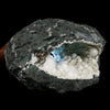 Okenite Big Puffballs Inside with Gyrolite inside Geode Natural Mineral Specimen # B 5872