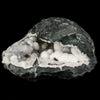 Okenite Big Puffballs with calcite Geode Natural Mineral Specimen # B 6195