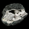 Okenite Big Puffballs with calcite Geode Natural Mineral Specimen # B 6195