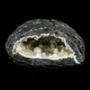 Okenite Big Puffballs with calcite & Gyrolite inside Geode Natural Mineral Specimen # B 5865