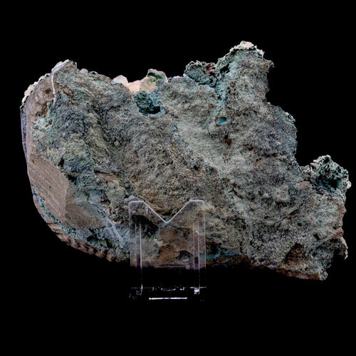 One time find of bright orange crystals with Unusual growth of Green Marshy Apophyllite  - #C6