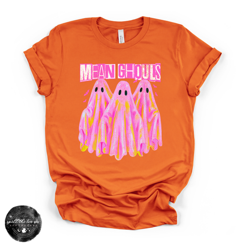 Mean Ghouls Tee | Funny Halloween Ghost Graphic T-Shirt