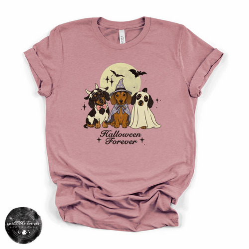 Dachshund Halloween Tee | Cute Halloween Wiener Dog Graphic T-Shirt