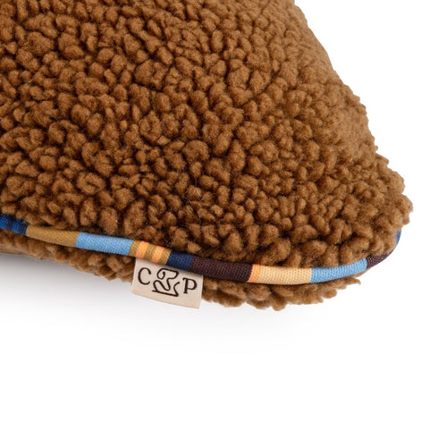 Orthopedic Foam Sherpa Pillow Bed