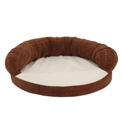 Orthopedic Supportive Sleeper Bolster Dog Bed