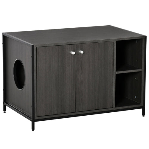 Hidden Cat Litter Box Enclosure