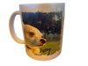 You Left Paw Prints on My Heart Personalized Pet Memorial Mug