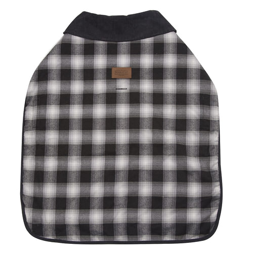 Pendleton Charcoal Ombre Plaid Dog Coat