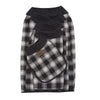 Pendleton Charcoal Ombre Plaid Dog Coat