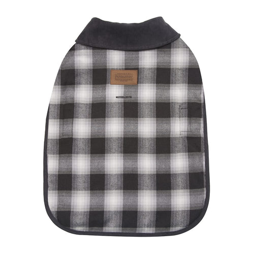 Pendleton Charcoal Ombre Plaid Dog Coat